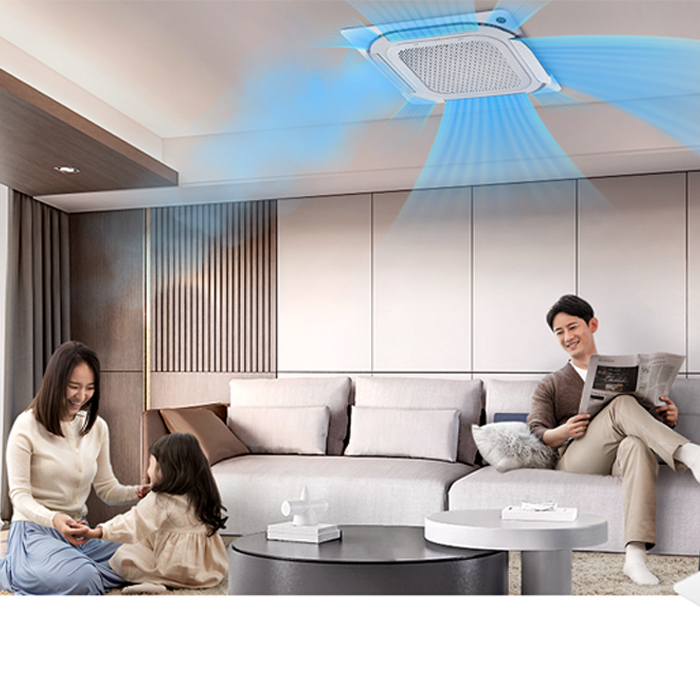Midea AC Cassette Standard 2 PK Round Flow - MCFO-20CRN8